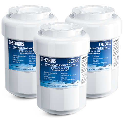 DESENRUIS MWF Water Filter Replacement 3-Pack