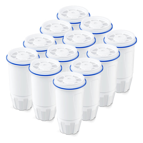 DESENRUIS Upgraded ZR-001 Water Filter Replacement 12-Pack