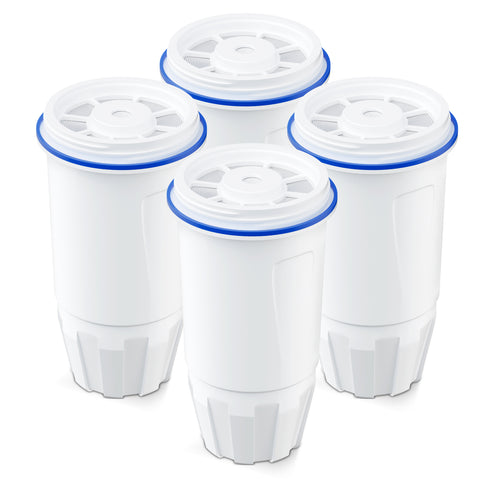 DESENRUIS Upgraded ZR-001 Water Filter Replacement 4-Pack